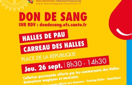 Mon sang pour les autres à Pau